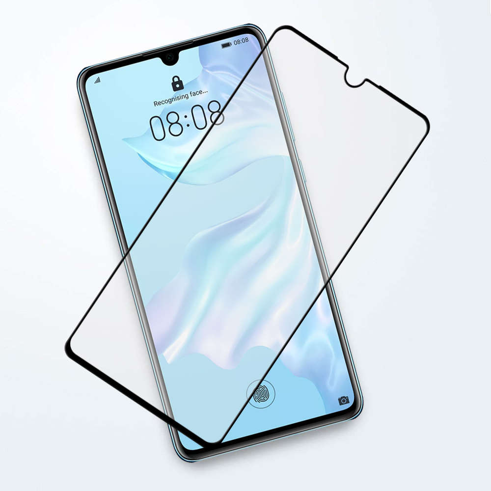 Full Coverage Tempered Glass Screen Protector for Huawei P30